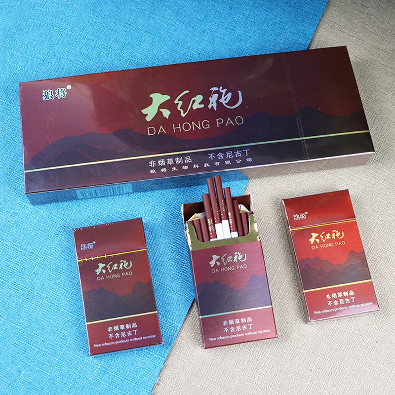 10 упаковок чая Puer тихий аромат травяной чай сигарета ароматерапия для курения и