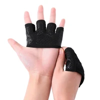 1 pair gym fitness half finger gloves men women for workout glove power weight lifting bodybuilding hand protector