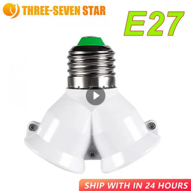 

E27 Socket Bulb Holder Bathrooms Metal Plastic Bedrooms High Temperature Resistant Screw E27 LED Base Light Lamp Bulb Socket