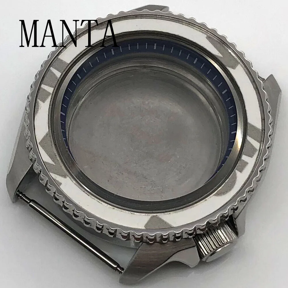 Корпус из нержавеющей стали MANTA 41 мм сапфировое стекло подходит для деталей часов