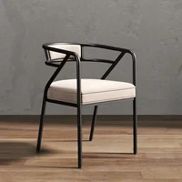Nordic Dining Bar Chair Counter Stools Household Leisure Back Chair Restaurant Bar Chair Kitchen Iron Office Chair Furniture