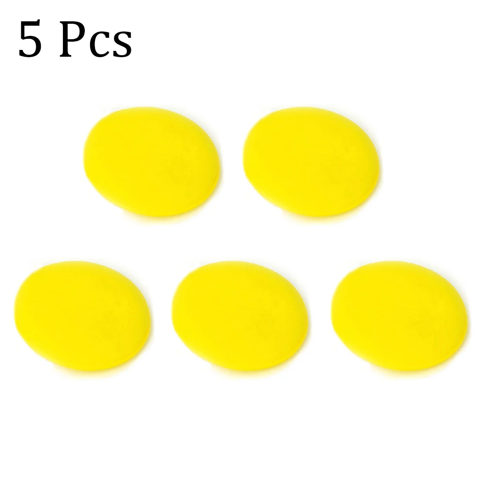 5 PCs Sponges Detailing Polish Car Applicator Wax Waxing Foam Cleaning Wash High Quality Polishing Tool Sponge | Автомобили и