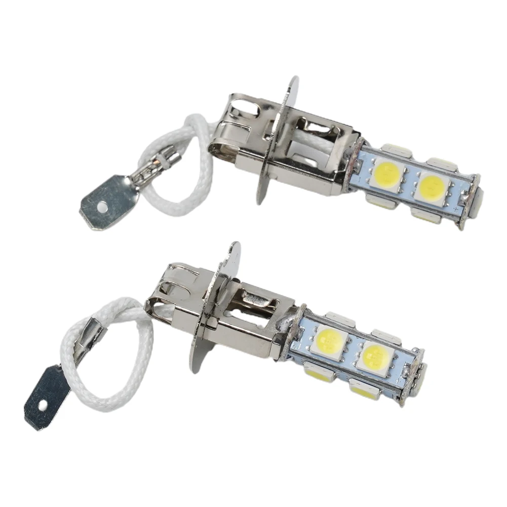 

2pcs/set H3 LED Bulb 5050 LEDs Chips Cars Fog Light Driving DRL Auto Lamps Flashlight Torches Bulbs 6000K White High Power Bulbs