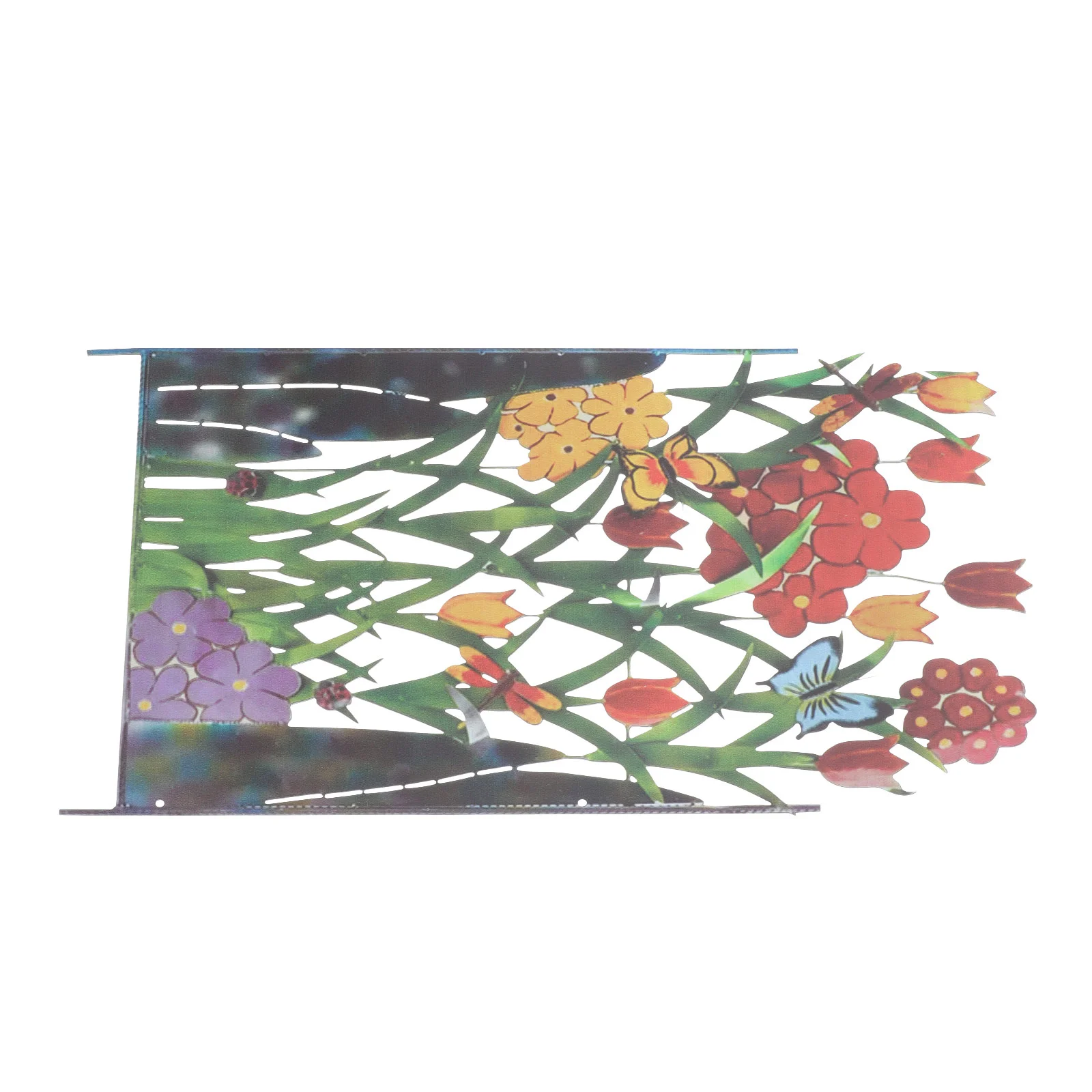 

Courtyard Fence Ornament Park Imitation Flowers Plant Decor Garden Supply