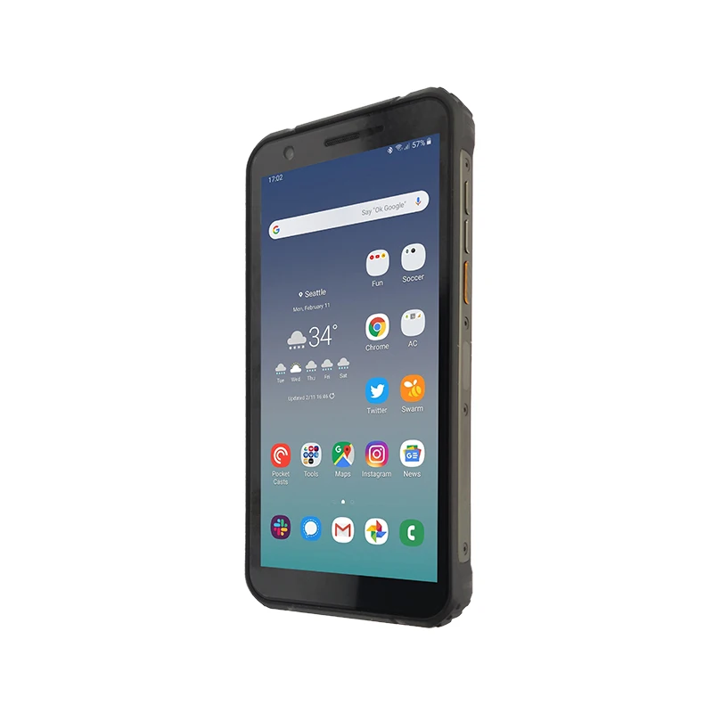 

Портативный водонепроницаемый прочный мобильный телефон Сканер Штрих-Кода Android