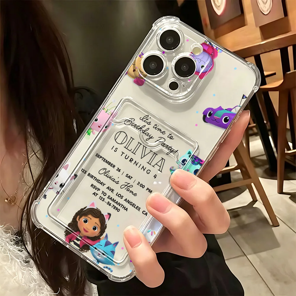 Фото Милый чехол-картхолдер Gabbys Dollhouse для Samsung Galaxy A17 A07 A56 A36 A26 A55 A35 A06 A24 A14 A54 A15 A25 A34 A23 4G 5G №5