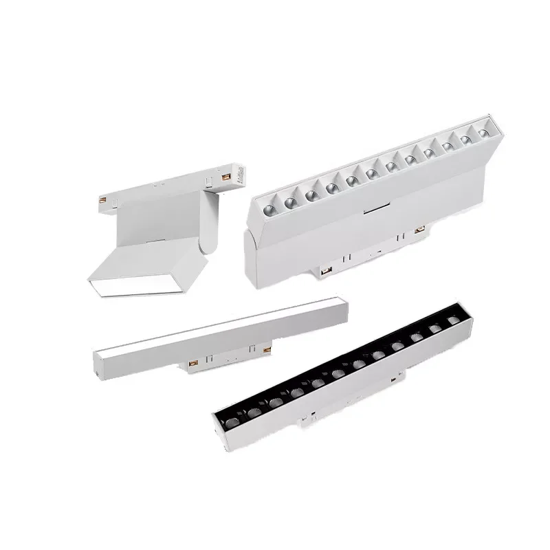 

NEW2023 New Suction Track Light White Recessed Led RA90 6W 12W 15W 30W Spotlight Cob Living Room Home Hotel Villa No Main Lamp