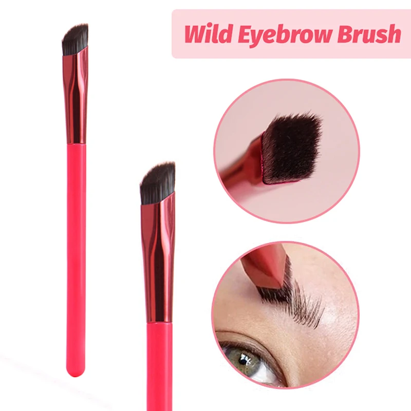 

1PC Wild Eyebrow Brush Square Stereoscopic Painting Hairline Eyebrow Paste Artifact Eyebrow Brush Brow Makeup Brushes