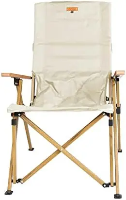 

4-Level Adjustable Camping Chair with Armrests, High Back Reclining Outdoor Chair for Adults, Folding Lawn Chair with Carry Bag