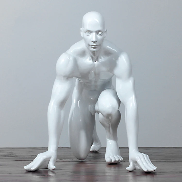 

SIMPLE MODERN ATHLETES CHARACTER CRAFTS DECORATION HOME LIVINGROOM TABLE FURNISHING ACCESSORIES HOTEL OFFICE FIGURINES ORNAMENTS