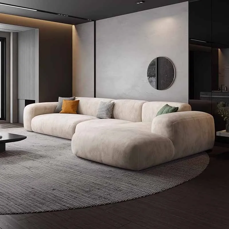 

Семейные двухместные диваны, длинный диван-кровать, элегантный диван-фонарик для гостиной, Скандинавская мебель