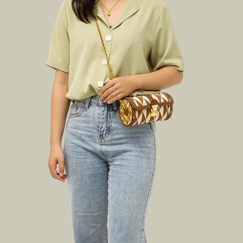 2023 New Luxury Designer Purses And Handbags For Lady Women's Single Shoulder Messenger Bag Small Cylinder Bag Infinite Charm