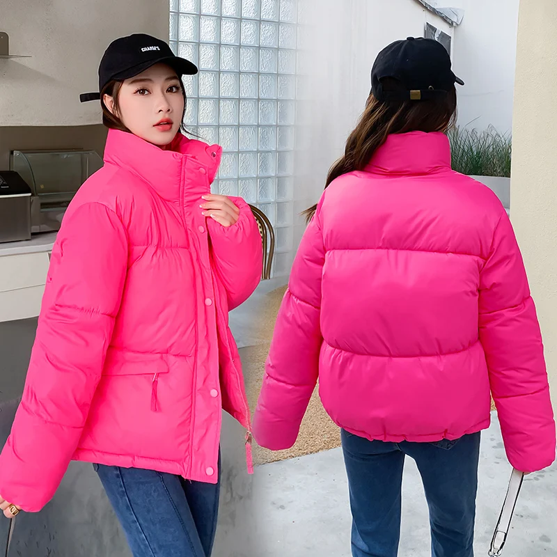 New Autumn and Winter Thickened Outer Wear Padded Jacket Short Bread Jacket Padded Jacket Down Padded Jacket Womens