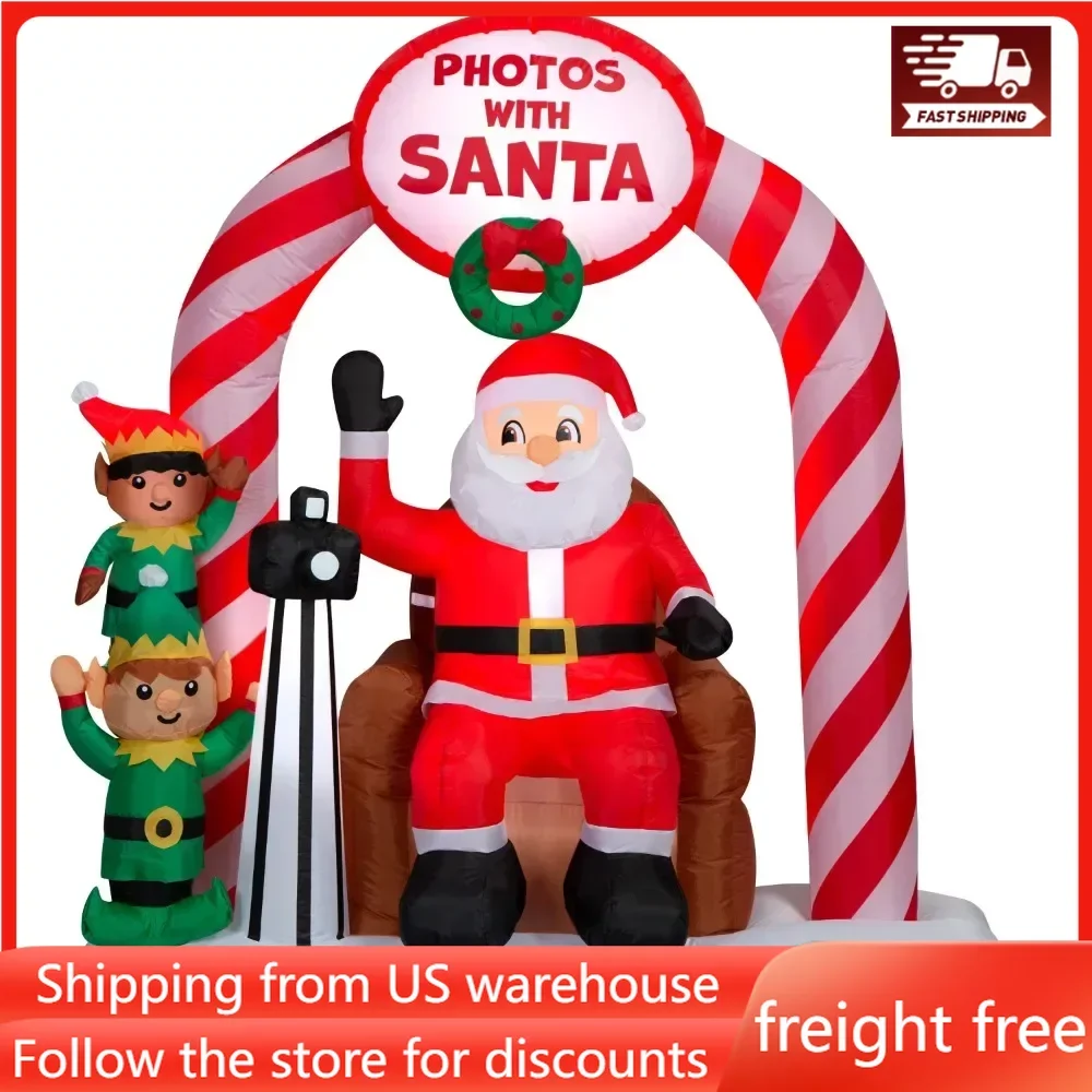 

Christmas Tree Decorations Inflatables Christmas 6 Foot Photos With Santa Scene Decoration 2024 Gift Liquidations Ornaments Home