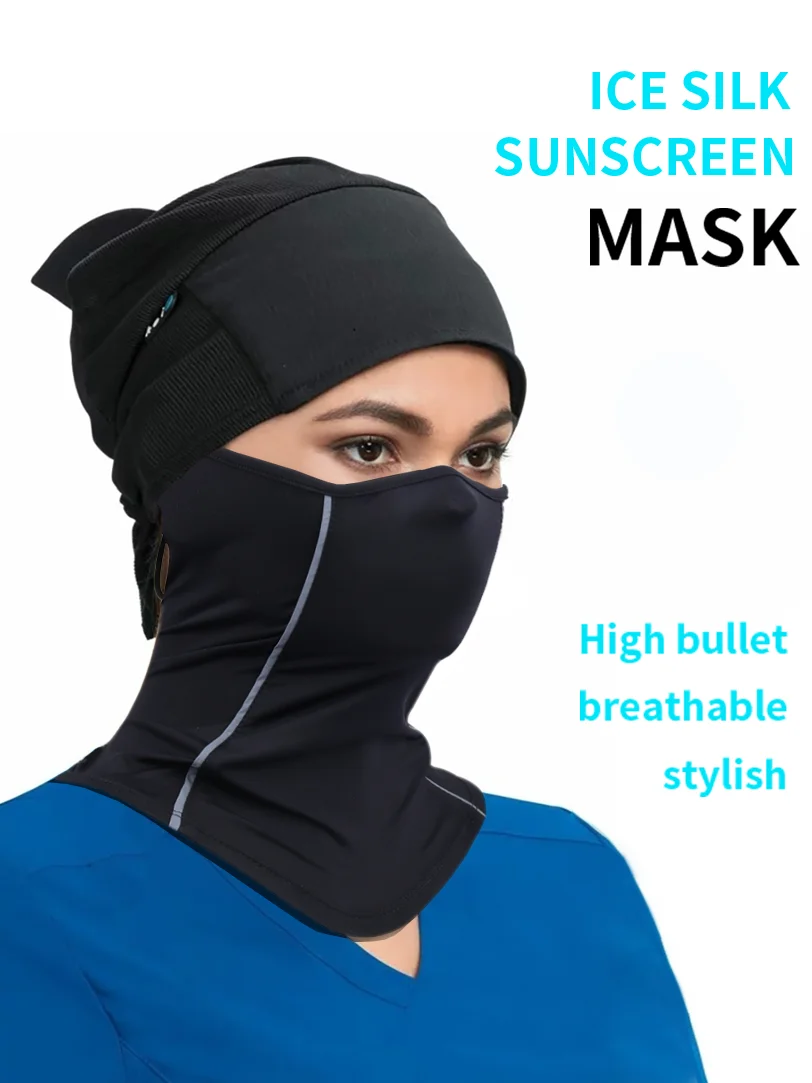 Защита от солнца мотоциклетная полумаска для езды на мотоцикле ледяной Шелковый