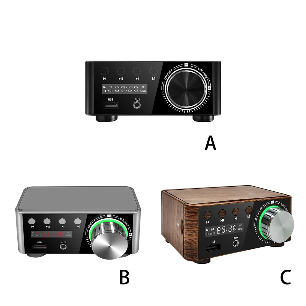 

100 Вт Цифровой дисплей усилитель плата Bluetooth-совместимый аудио усилитель мощности Драйвер бесплатное звуковое оборудование ремонтные аксе...