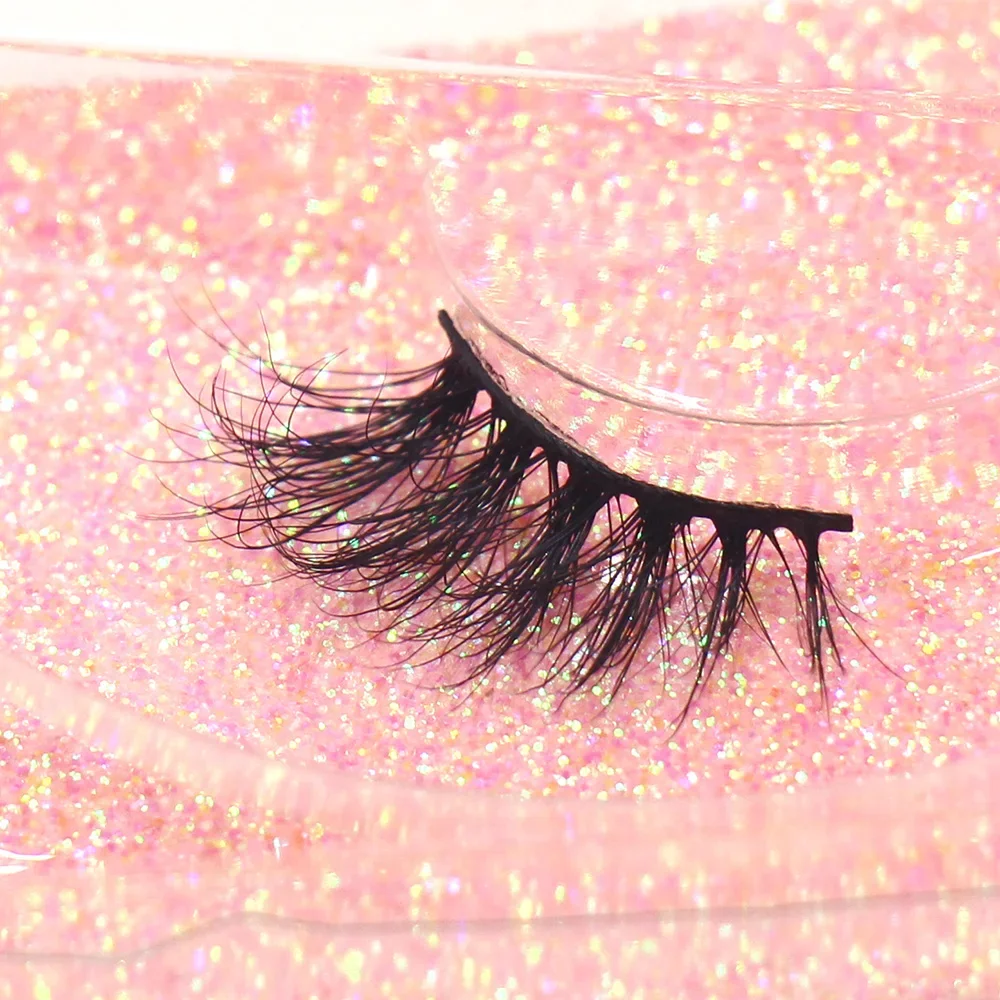 Фото Half Eey Lashes Soft Mink Lashes Reusable Foxy Eyes False Eyelashes Natural Fluffy Makeup Tools Extension Fake Lashes maquiagem №2