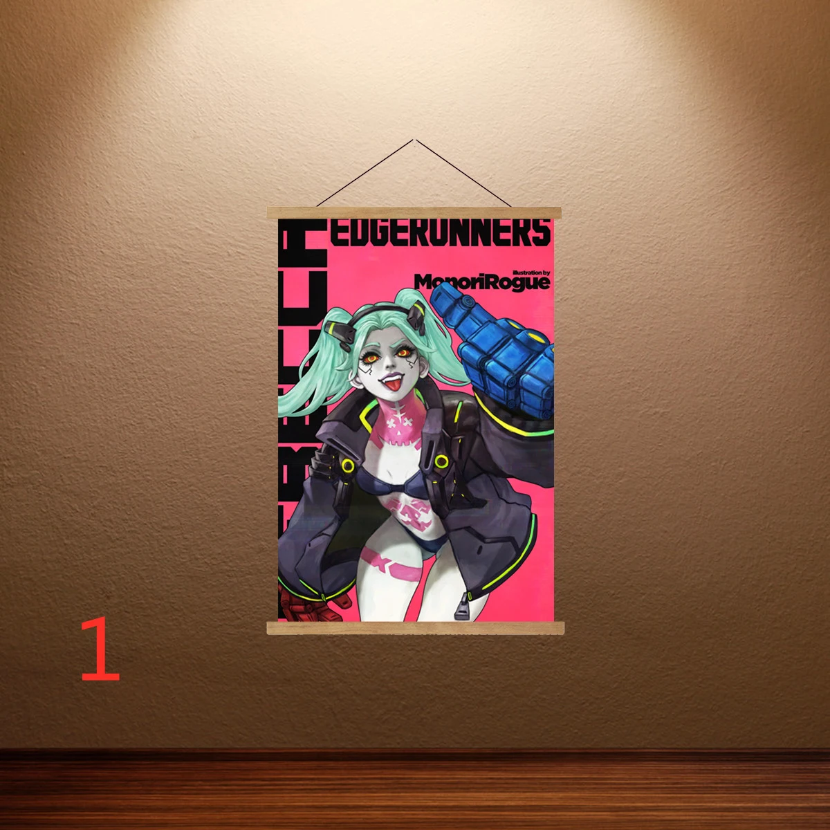 Постер с изображением небольших чудес Тина постеры из аниме Edgerunners Настенный