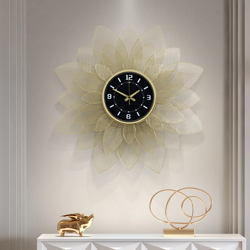 

70cm Nordic clock wall clock modern design mute clock restaurant home fashion decorative quartz clock big clock on the wall