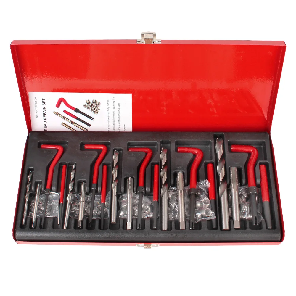 M5 M6 M8 M10 M12 Engine Block Restoring Damaged Set Thread Repair Tool Kit 88/131 pcs Car Tools Car Accessories