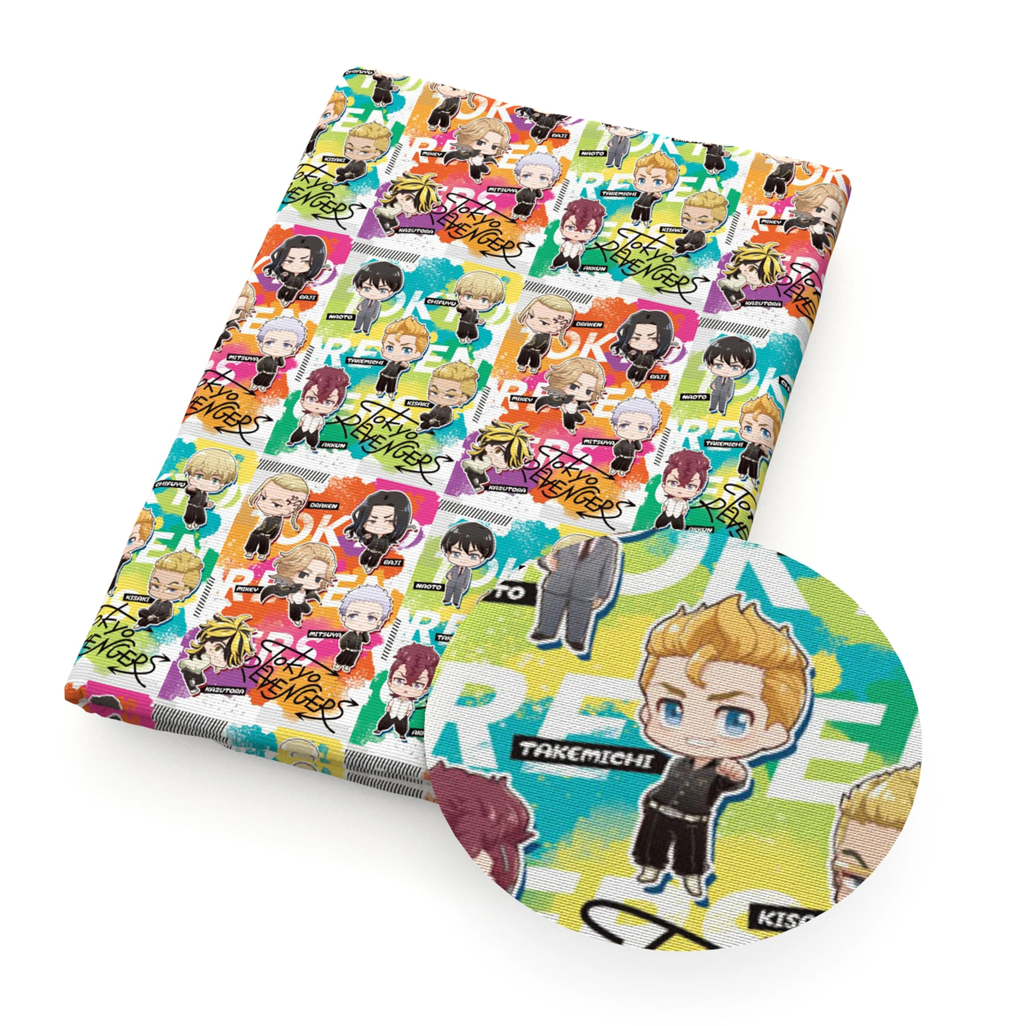 50*145 см японская аниме Лоскутная Новогодняя Полиэстеровая хлопчатобумажная