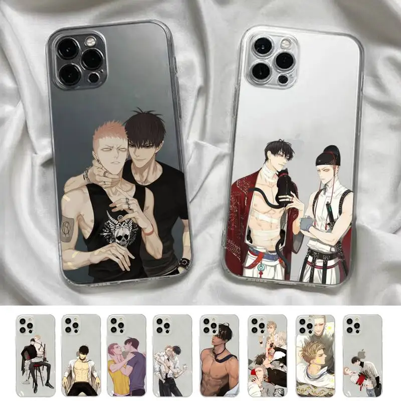 

19 Days anime Phone Case for iPhone 11 12 13 mini pro XS MAX 8 7 6 6S Plus X 5S SE 2020 XR clear case