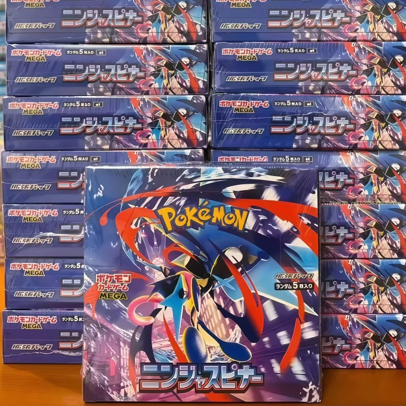 Фото В наличии: Коллекционная карточная игра Pokémon PCTG Mega Trading Card Blind Box M5 Abyss Eye M2a Super Dream – Аниме-мерч, подарок на день рождения №4