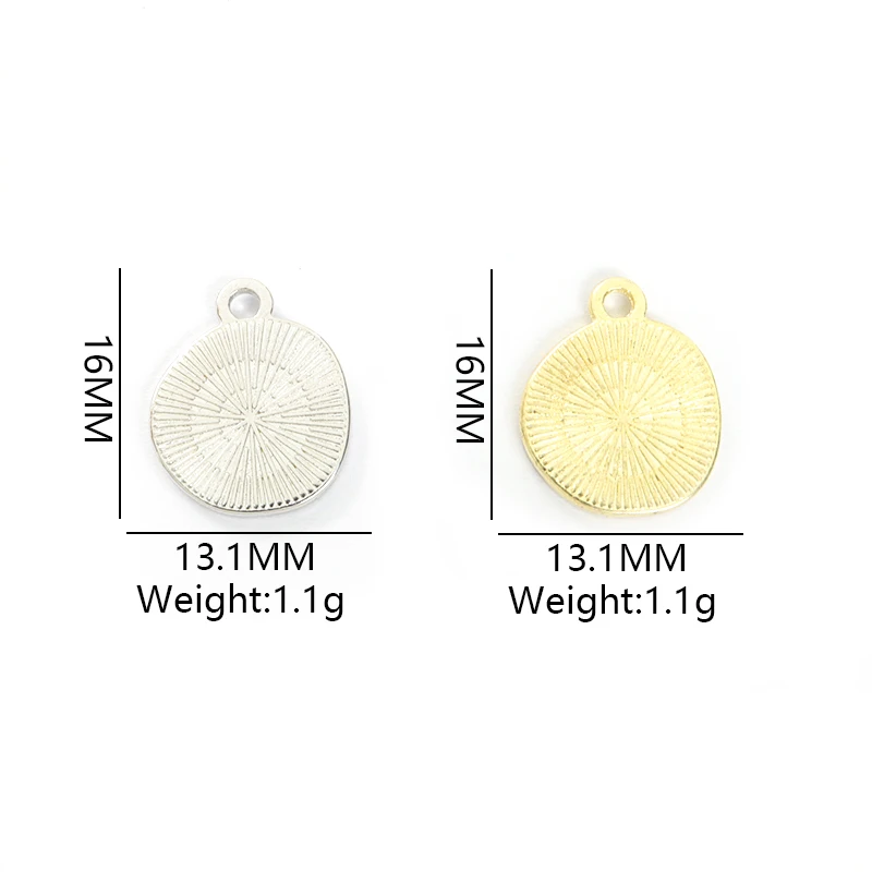 10 Шт. Модные Асимметричные Круглые Эмалированные Подвески В Форме Сердца