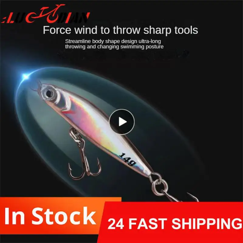 

Three Hook Sequined Bass Mouth Bionic Luya Bait Floating Small Iron Plate Luya Fake Bait All Waters Fresh Water Sea Fishing