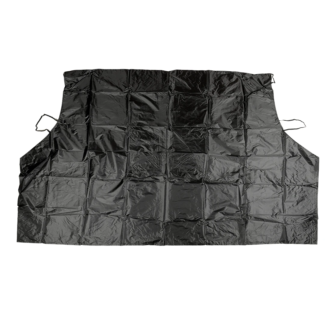 

Universal Car Front Window Screen Windshield Snow Ice Frost Cover Protector Guard Tarp Sun Shade Black Polyester