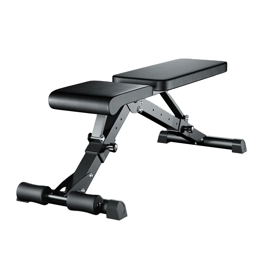 Домашний Тренажерный Зал Регулируемая весовая скамейка Складная тренировочная