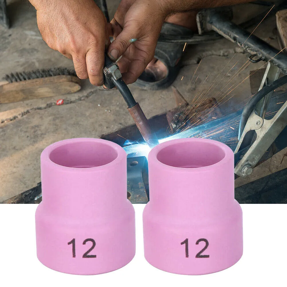 

Replacement Ceramic Welding Cup 2pcs Accessories Air-Cooled Welding Torch Ceramic For WP-9/20/25 Series High Quality Useful