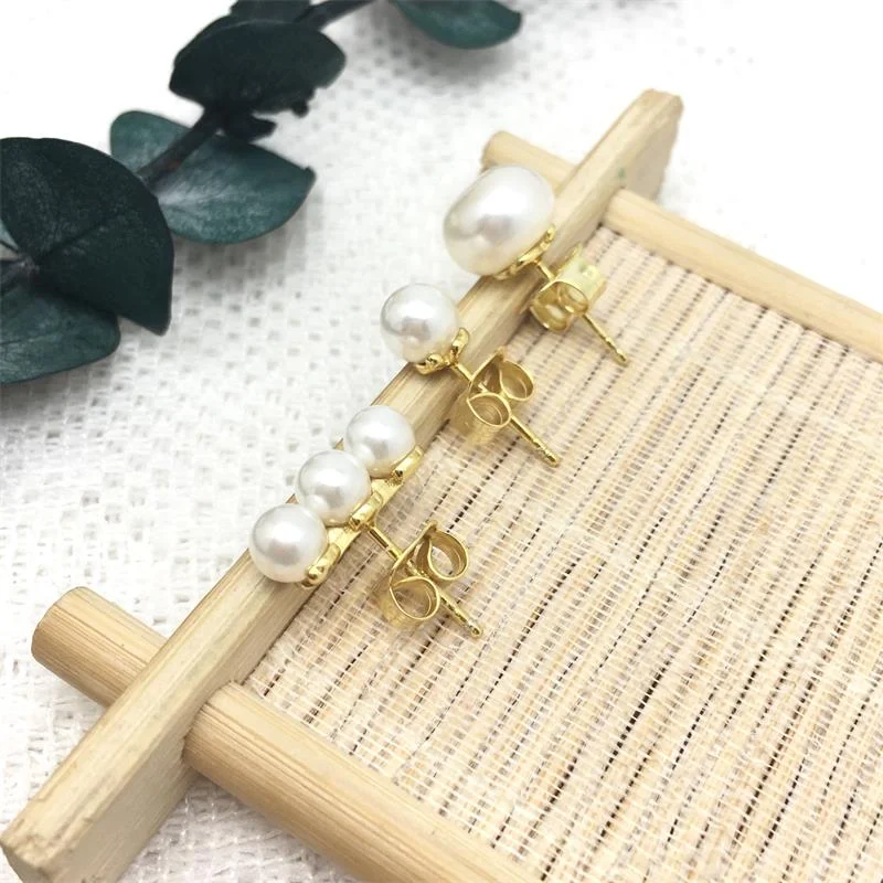 

Jewelry Bear Earrings Women Original 2021 Trend New Piercing Luxury Pearl Stud Earring
