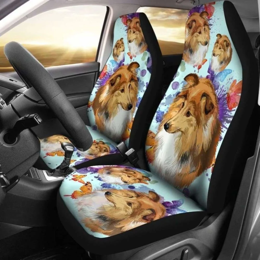 Sheltie Чехлы для автомобильных сидений 01 Упаковка из 2 универсальных защитных чехлов для передних сидений