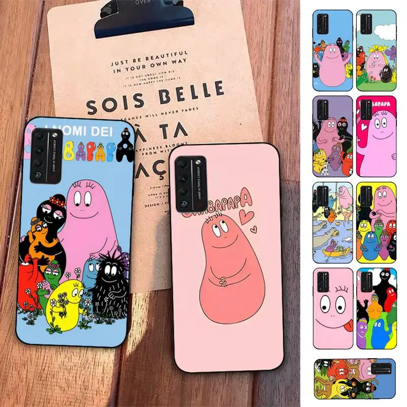 

Cartoon Barbapapa Phone Case For Huawei Honor 10 lite 9 20 7A pro 9X pro 30 pro 50 pro 60 pro 70 pro plus