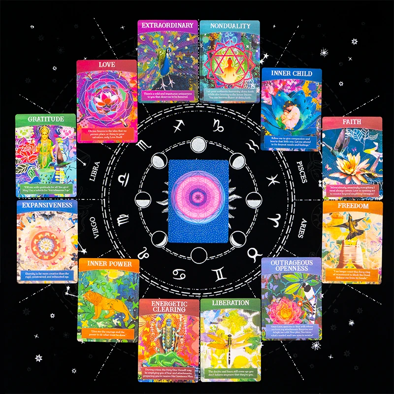 Новое поступление 2021 трендовый Таро с электронным руководством 78 шт. настольная