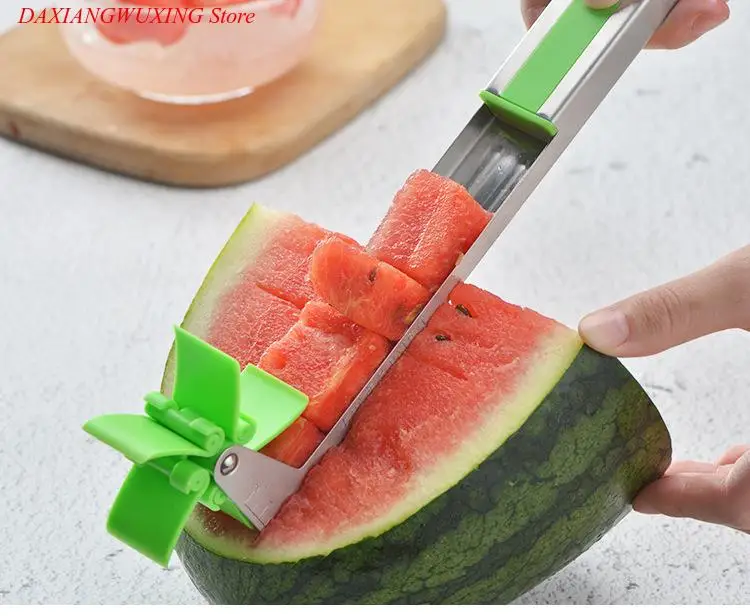 Windmill Watermelon Cutter Plastic Slicer for Cutting Watermelon Power Save Cutter Fast Fruit Cutting Tools