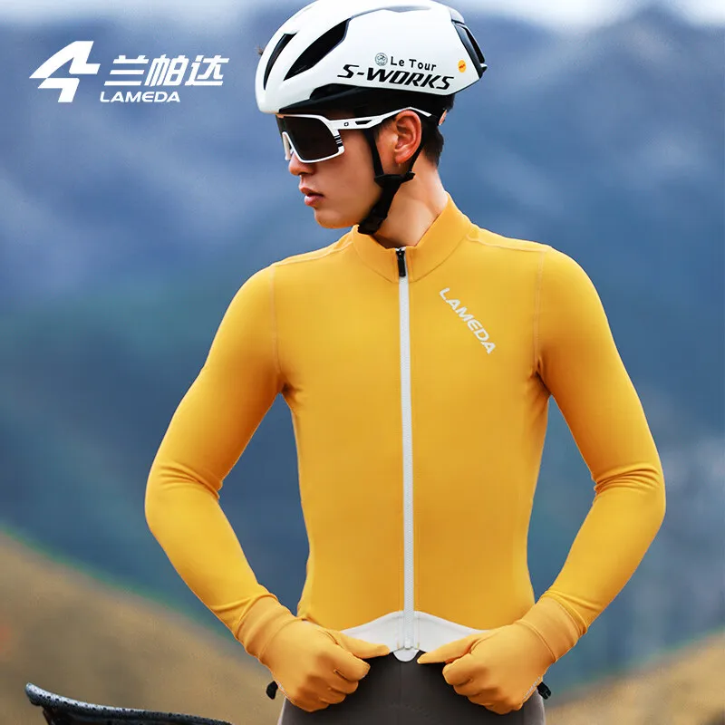Велосипедная Джерси Lameda Флисовая теплая одежда для велоспорта мужчин