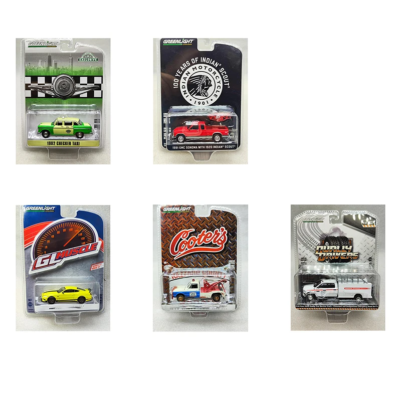 Greenlight 1/64 пропорция GMC Sonoma Mustang Mach Ram 3500 серии литая под давлением модель автомобиля