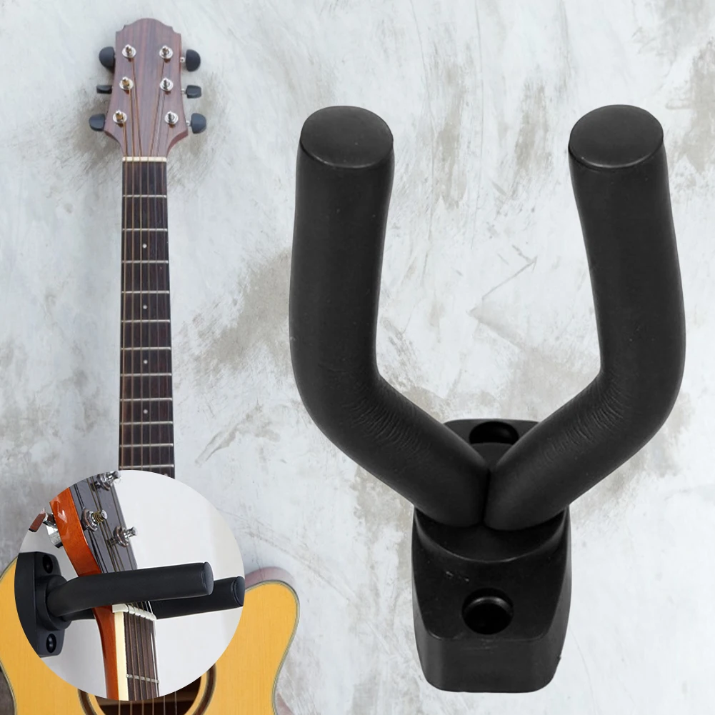 

1Pcs Guitar Holder Wall Mount Stand Soporte Guitarra Parts And Accessories Home Instrument Display Guitars Holder Wall Hangers