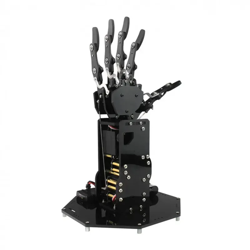 

Hand Palm Mechanical Arm Five Fingers Bionic Robot Hand With Control System for Robotics Teaching Training 53273