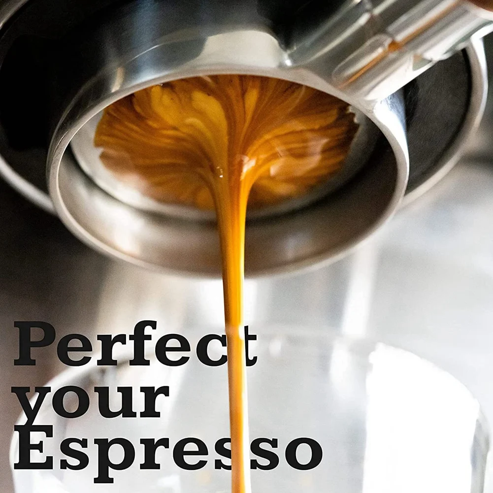 

Coffee 54mm Bottomless Portafilter + 53mm Coffee Distributor & Tamper + Tamp Mat for the Breville Barista Express