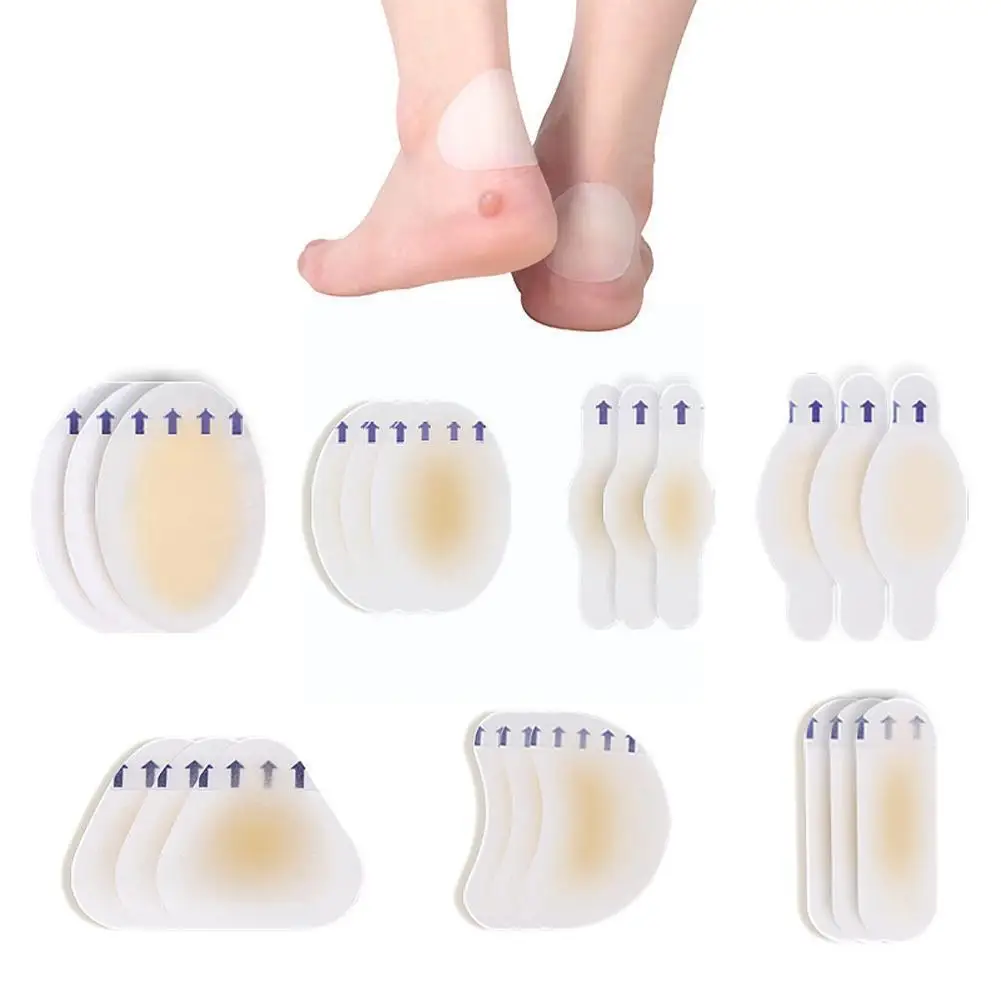 

1pc Silicone Gel Soft Heel Sticker Anti-wearing Heel Pedicure Patch Sticker Adhesive Hydrocolloid Gel Blister Plaster G0H8