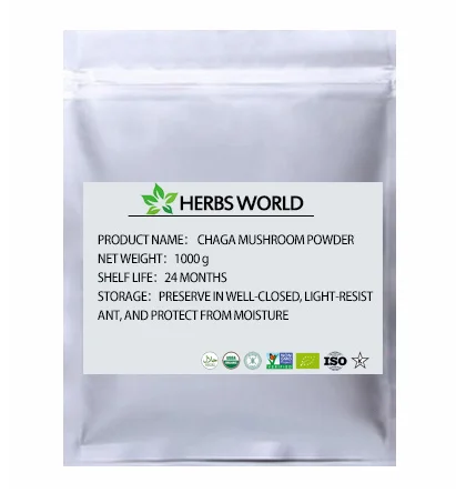 

100-1000g Organic Siberian Chaga Mushroom Powder,antioxidant,ncluding the antioxidant enzyme, superoxide dismutase (SOD)