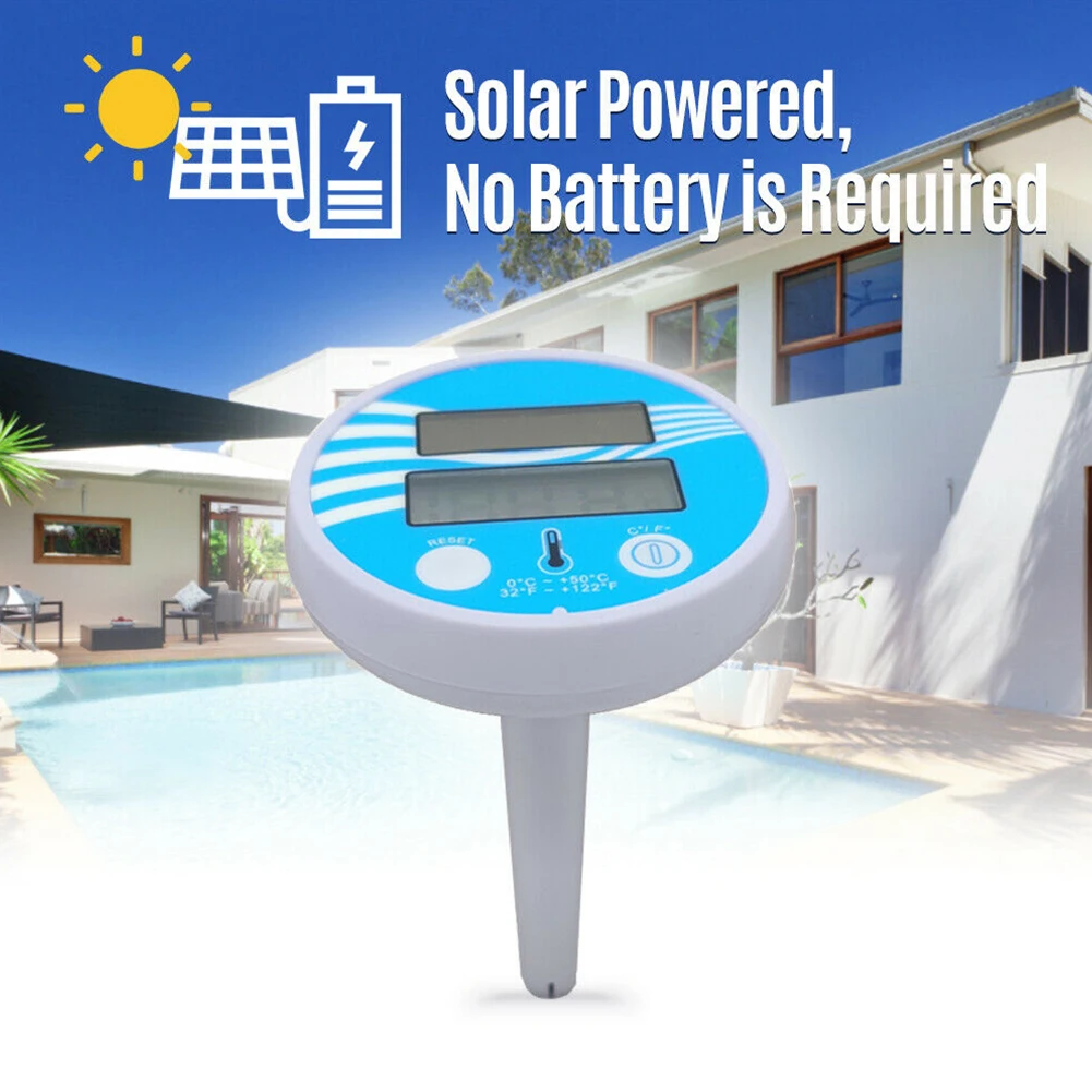 

Pool Thermometer Digital Solar Powered Outdoor Floating Waterproof Pools SPA Thermometer Piscina Swimming Pool Accessories