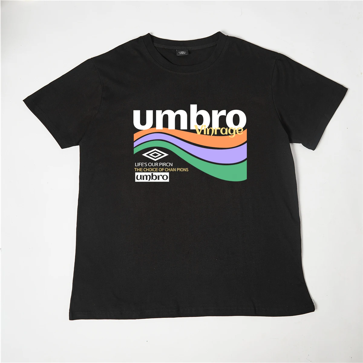 

2023 Umbro Summer Casual Simple Fashion printed Short sleeve Men's loose crew neck T-shirt Women's casual printed T-shirt S-2XL