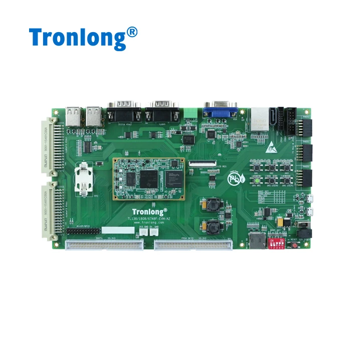 Макетная плата Tronlong DSP + ARM FPGA OMAPL138 Spartan-6 SATA VGA EMIFA |