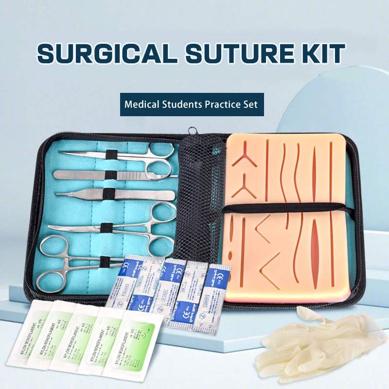 JUSTLANG Набор Медицинских Шовных Инструментов Для Студентов Хирургических