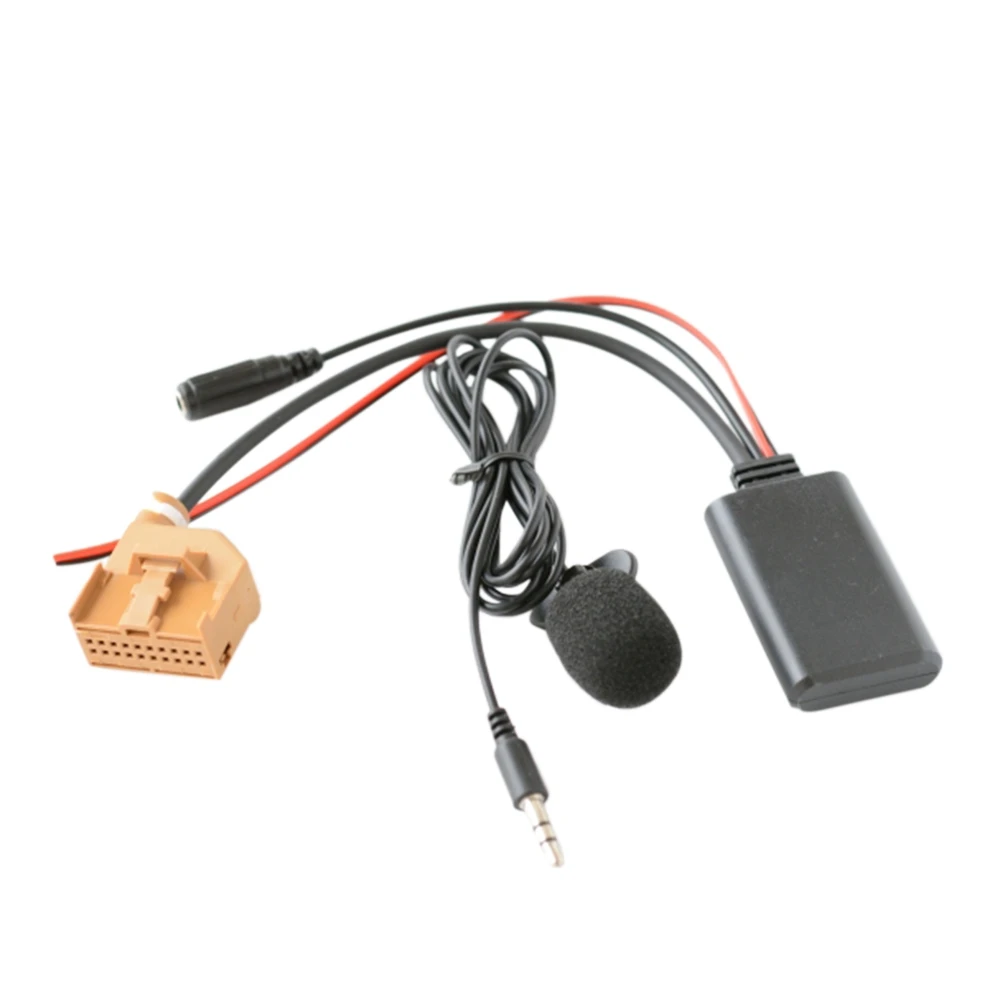 

Автомобильный Bluetooth 5,0 Aux кабель, микрофон, свободные руки, свободные вызовы, AV/AV2 адаптер для Audi Q7 A6 A8