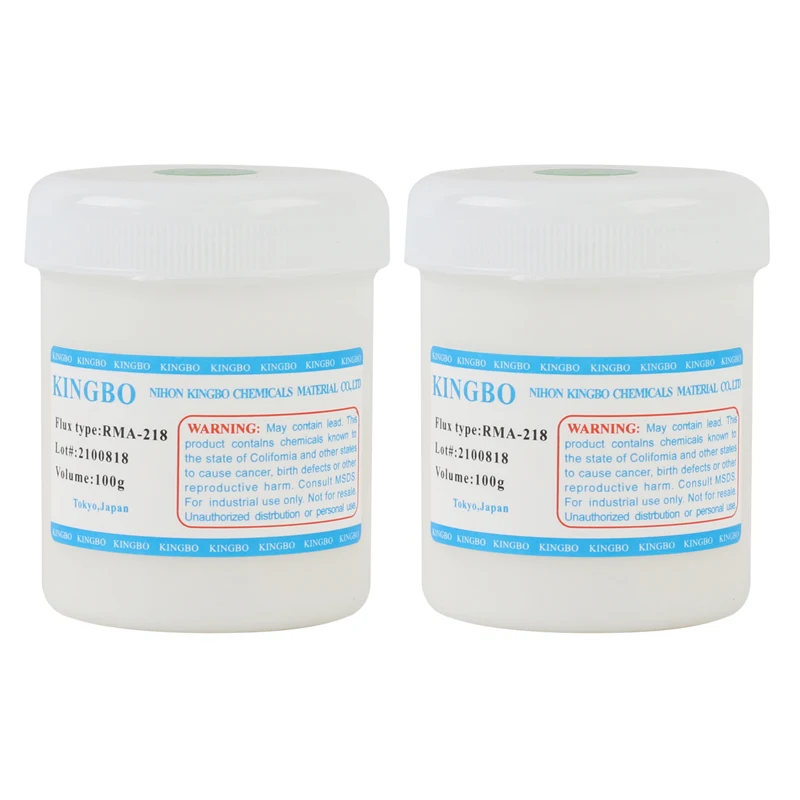Паяльная паста KingBO RMA-218 BGA 2 шт./лот сварочный флюс 100 г паяльный крем для ремонта